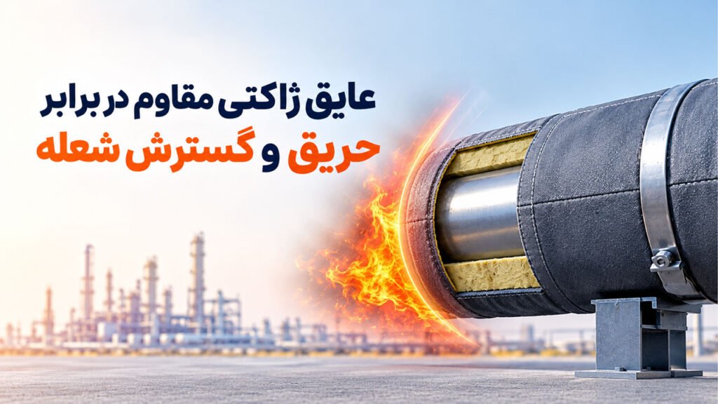 عایق ژاکتی مقاوم در برابر حریق و گسترش شعله عایق ژاکتی مقاوم در برابر حریق و گسترش شعله
